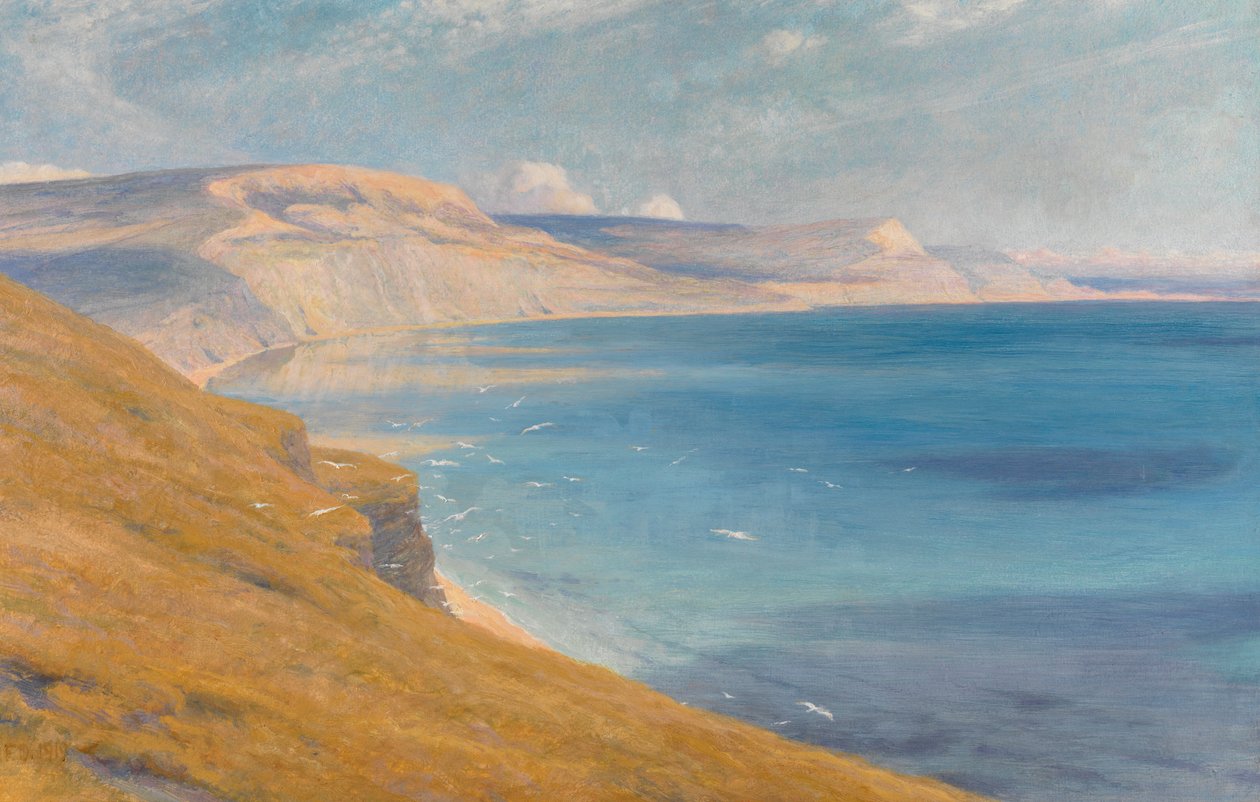 Sea and Sunshine, Lyme Regis, 1919 av Frank Dicksee