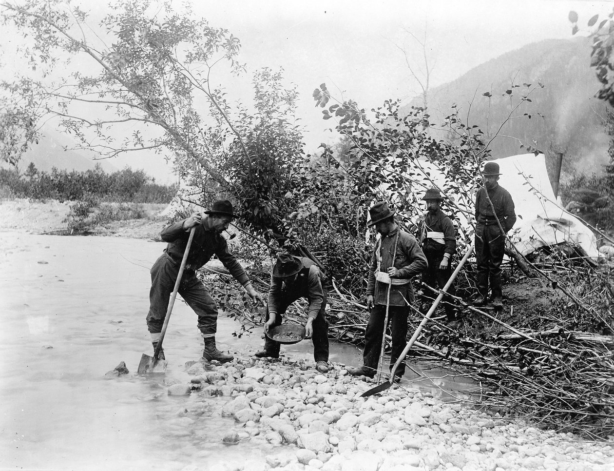 Seeking a Fortune, Klondike-regionen, 1897 av Frank La Roche