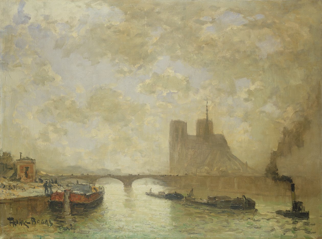 Notre Dame, Paris av Frank Myers Boggs