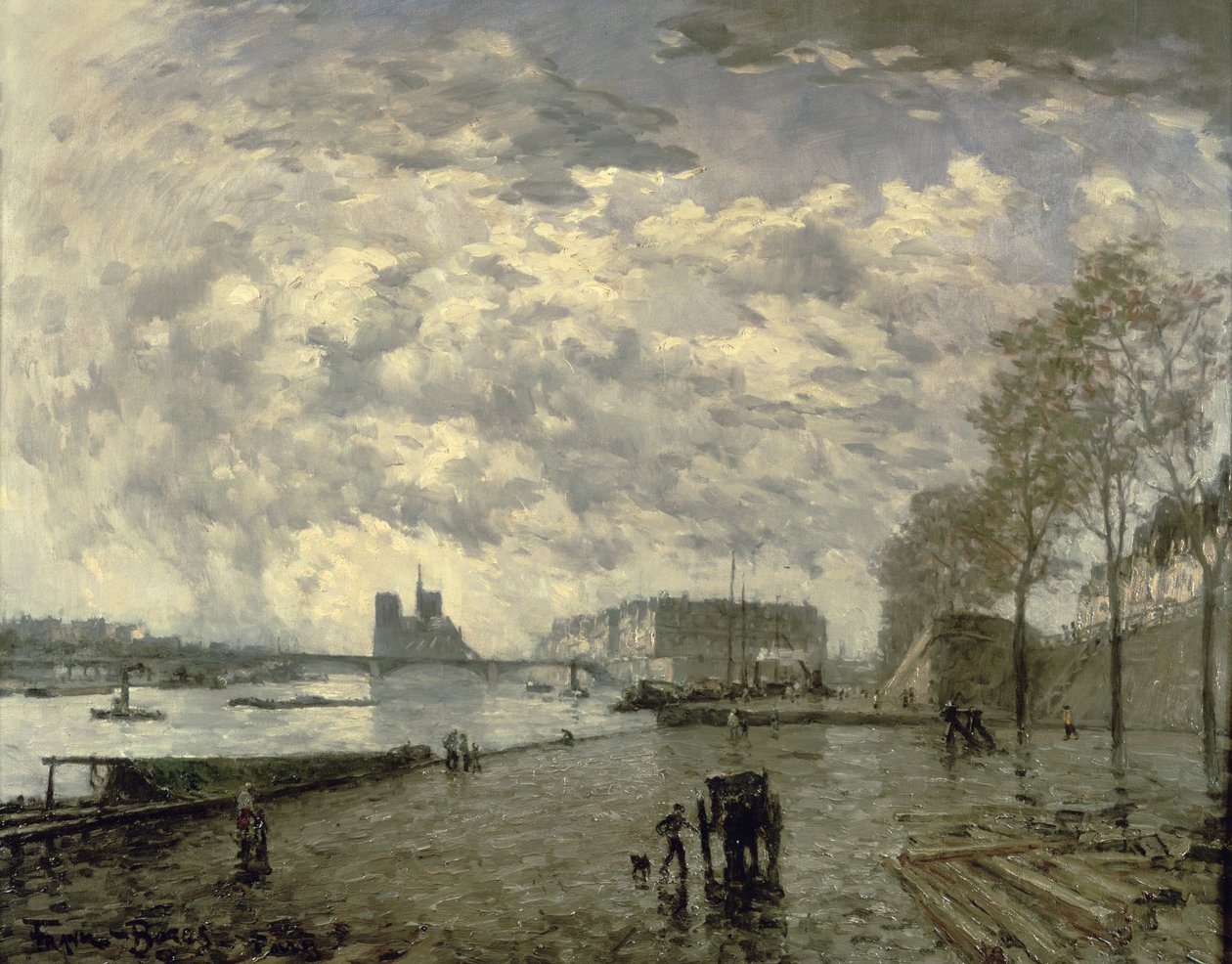 Seinen og Notre Dame av Frank Myers Boggs