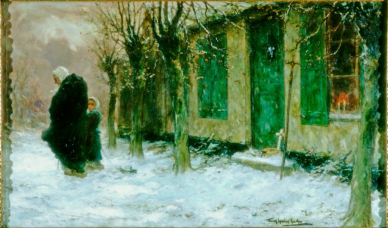 The Green Shutters, Viaticum, Belgia, 1918 av Frank Spenlove Spenlove