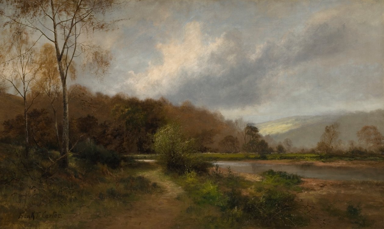 Derwent nær Lintz Green av Frank Thomas Carter