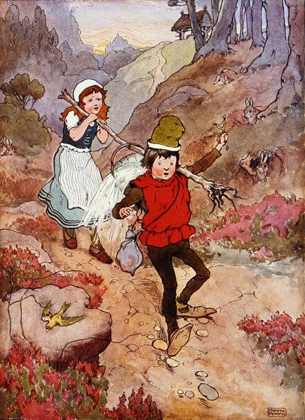 Jack og Jill, illustrasjon fra 
