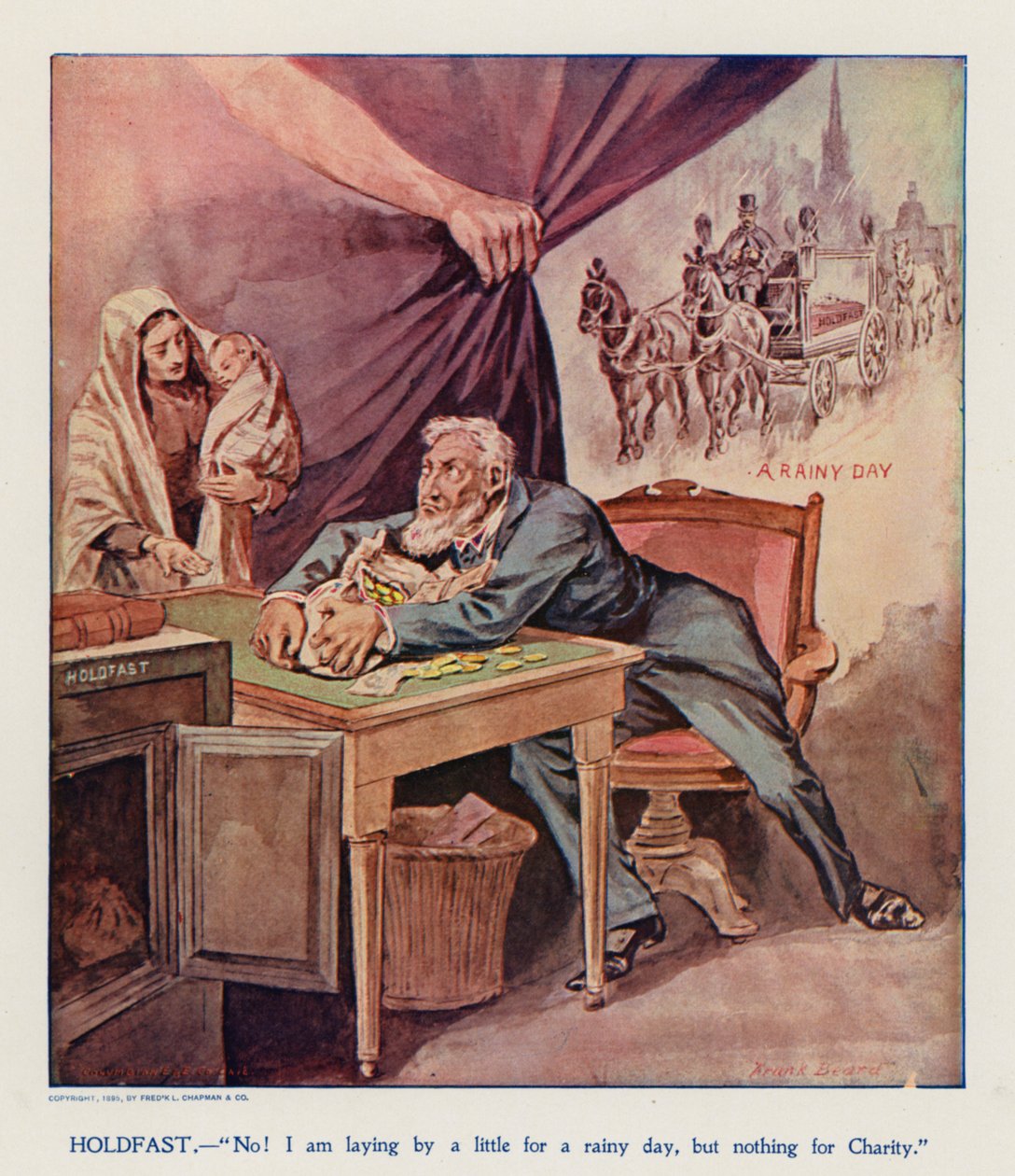 Holdfast (fargelitografi) av Frank Beard