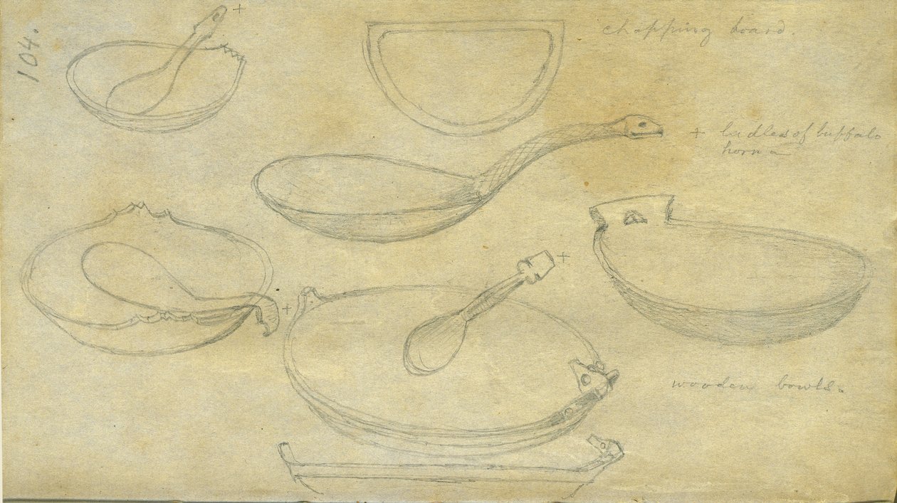 Kjøkkenutstyr, 1851 av Frank Blackwell Mayer