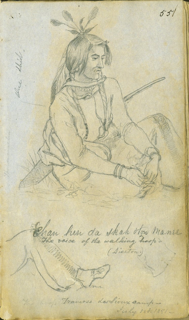 The Voice of the Walking Hoop, 1. juli 1851 av Frank Blackwell Mayer