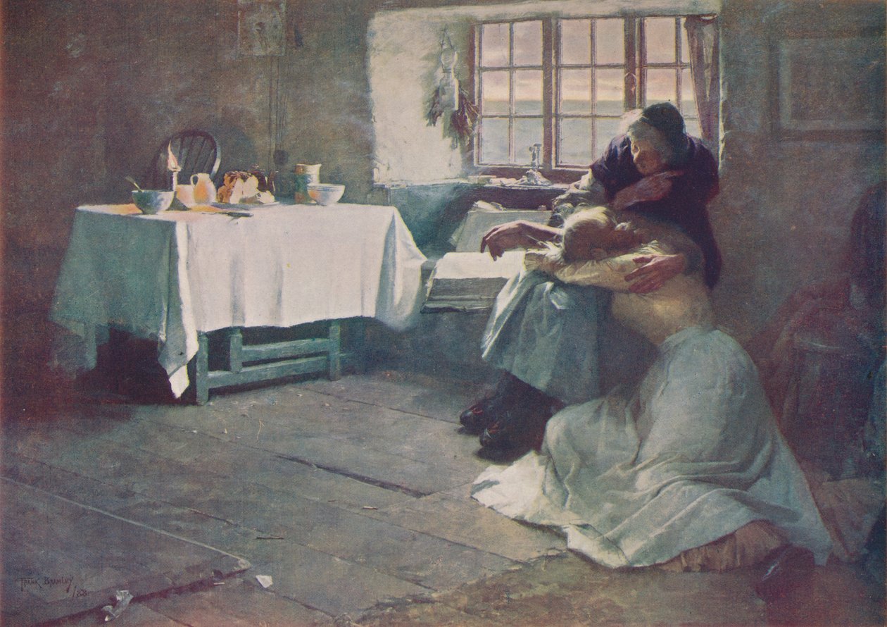 A Hopeless Dawn, 1888, c1915 av Frank Bramley
