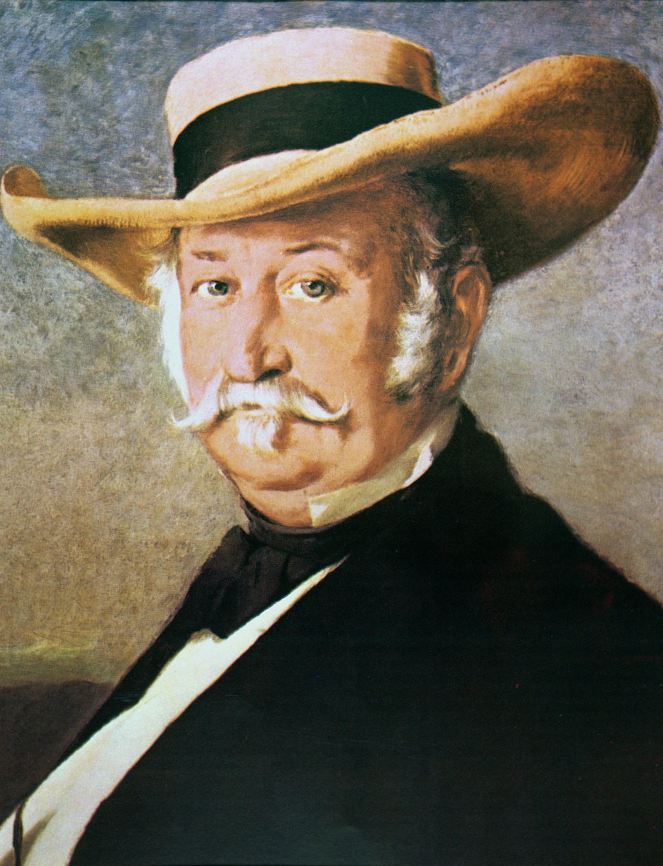 John Sutter (1803-80) 1866 (olje på lerret) av Frank Buchser
