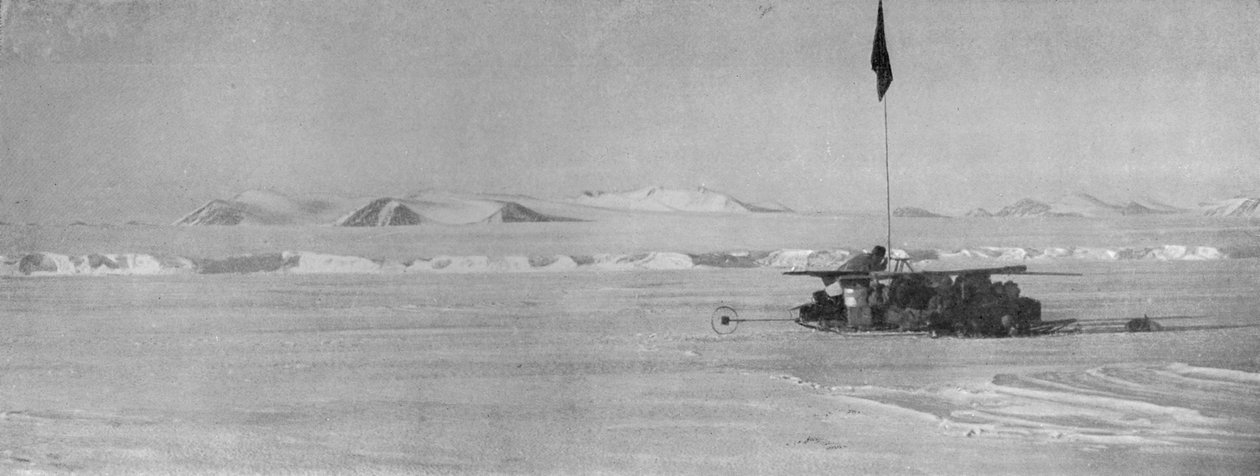 Wilson Piemonte-breen, viser de kontinuerlige isklippene, c1911, 1913 av Frank Debenham