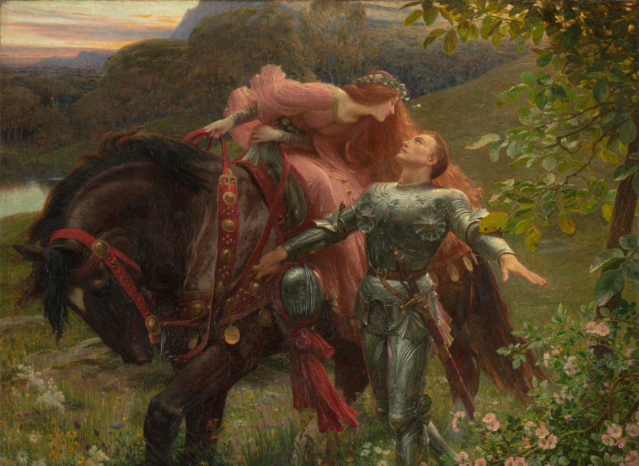 La Belle Dame Sans Merci, utst.1902 (olje på lerret) av Frank Dicksee