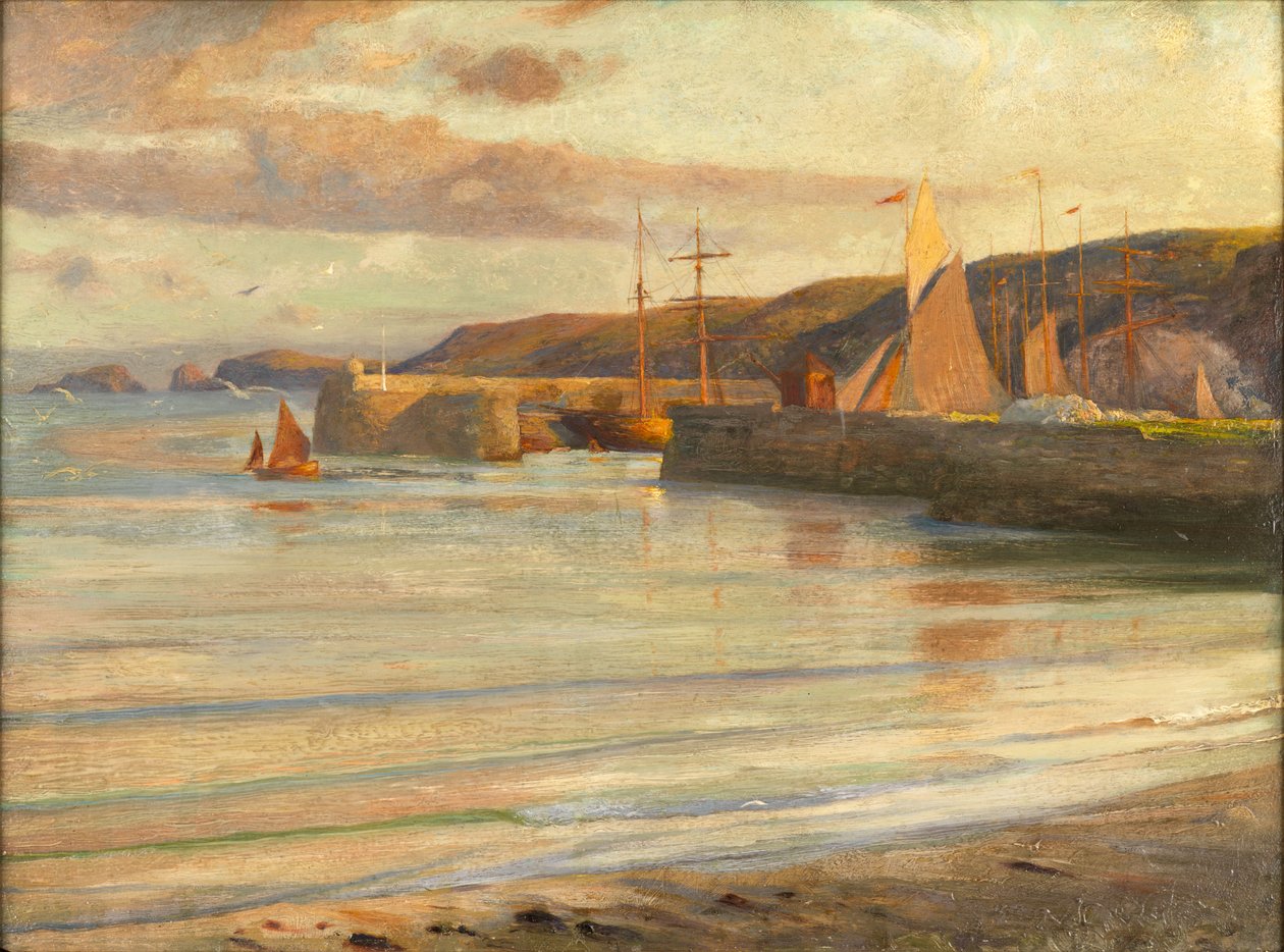 På North Devon Coast av Frank Dicksee