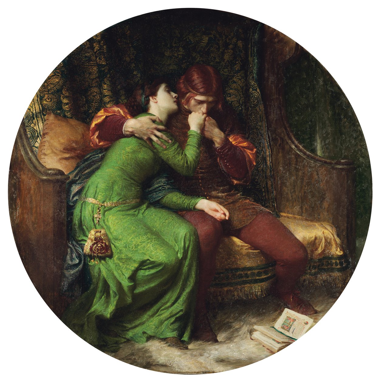 Paolo og Francesca, 1894 av Frank Dicksee