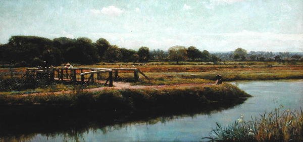Walsham Meads (olje på lerret) av Frank Dicksee