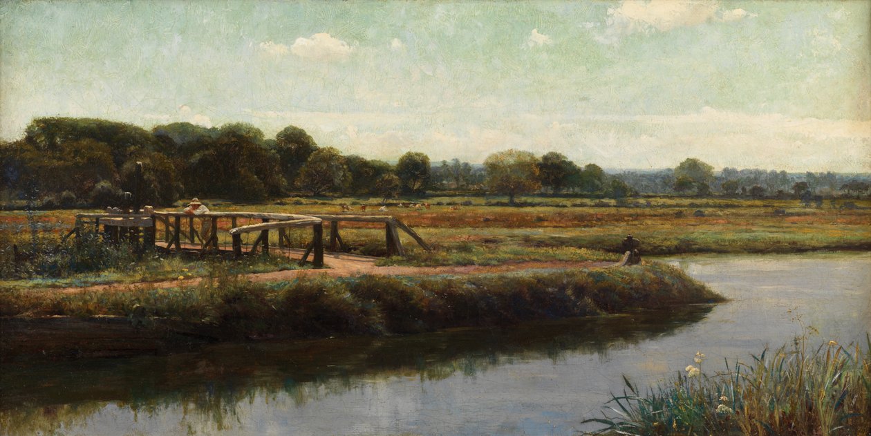 Walsham Meads (olje på lerret) av Frank Dicksee