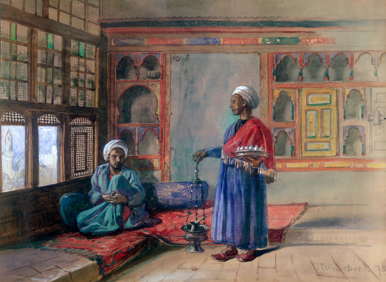 Leilighet i Sheikh Sadats hus, Kairo, 1873 av Frank Dillon