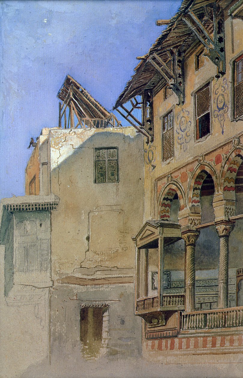 House of Memlook Radnau Bey, Kairo, 1870 av Frank Dillon