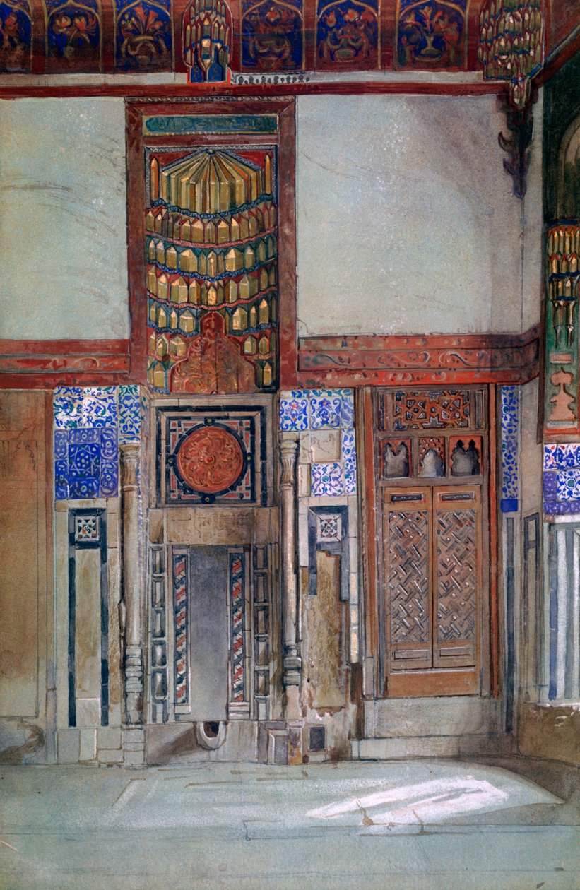 Huset til Moufti Sheikh el Mahadi, Kairo, 1873 av Frank Dillon