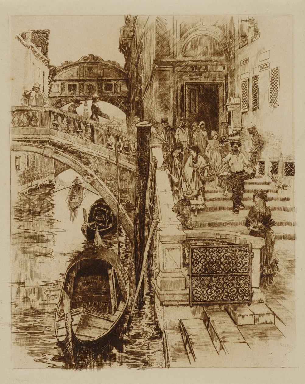 Sukkenes bro, Venezia av Frank Duveneck