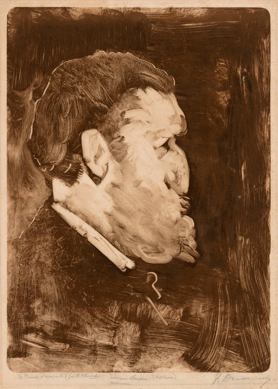 Karikatur av William Gedney Bunce av Frank Duveneck