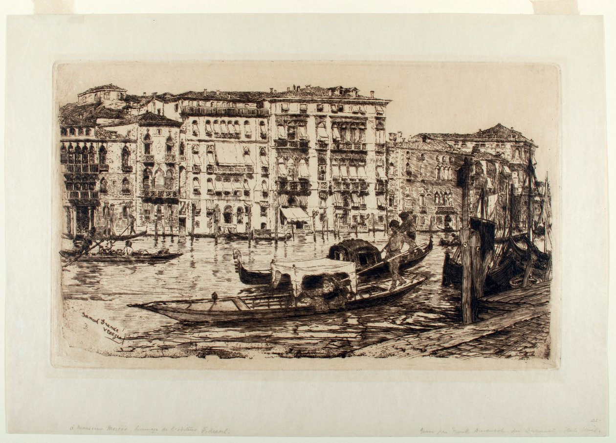 Canal Grande, Venezia av Frank Duveneck