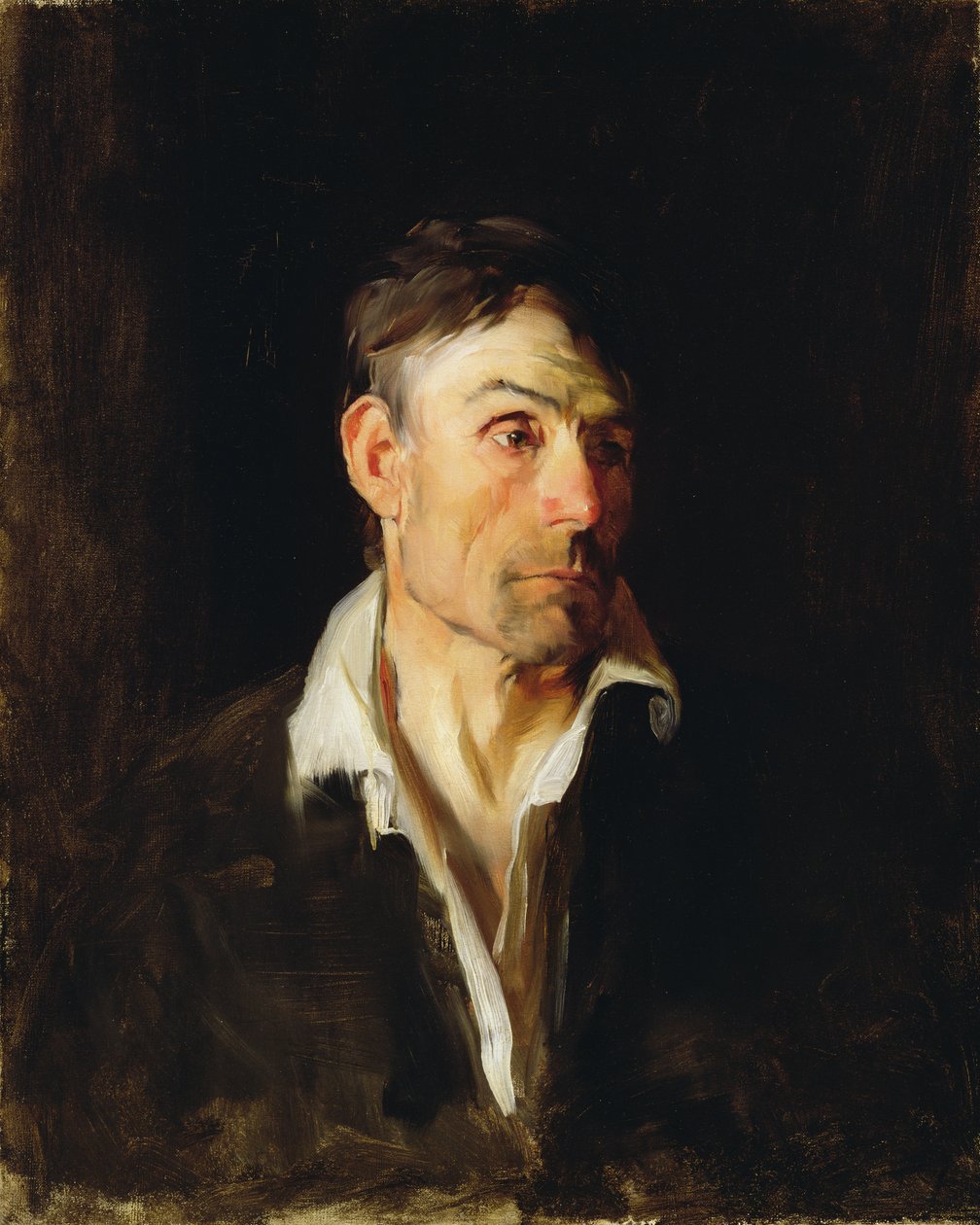 Portrait of a Man (Richard Creifelds), ca. 1876 (olje på lerret) av Frank Duveneck