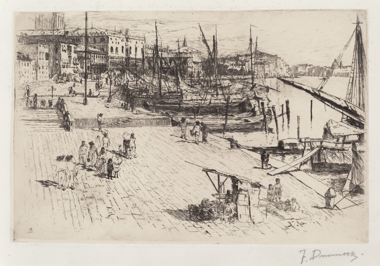 Riva degli Schiavoni, nr. 1 av Frank Duveneck
