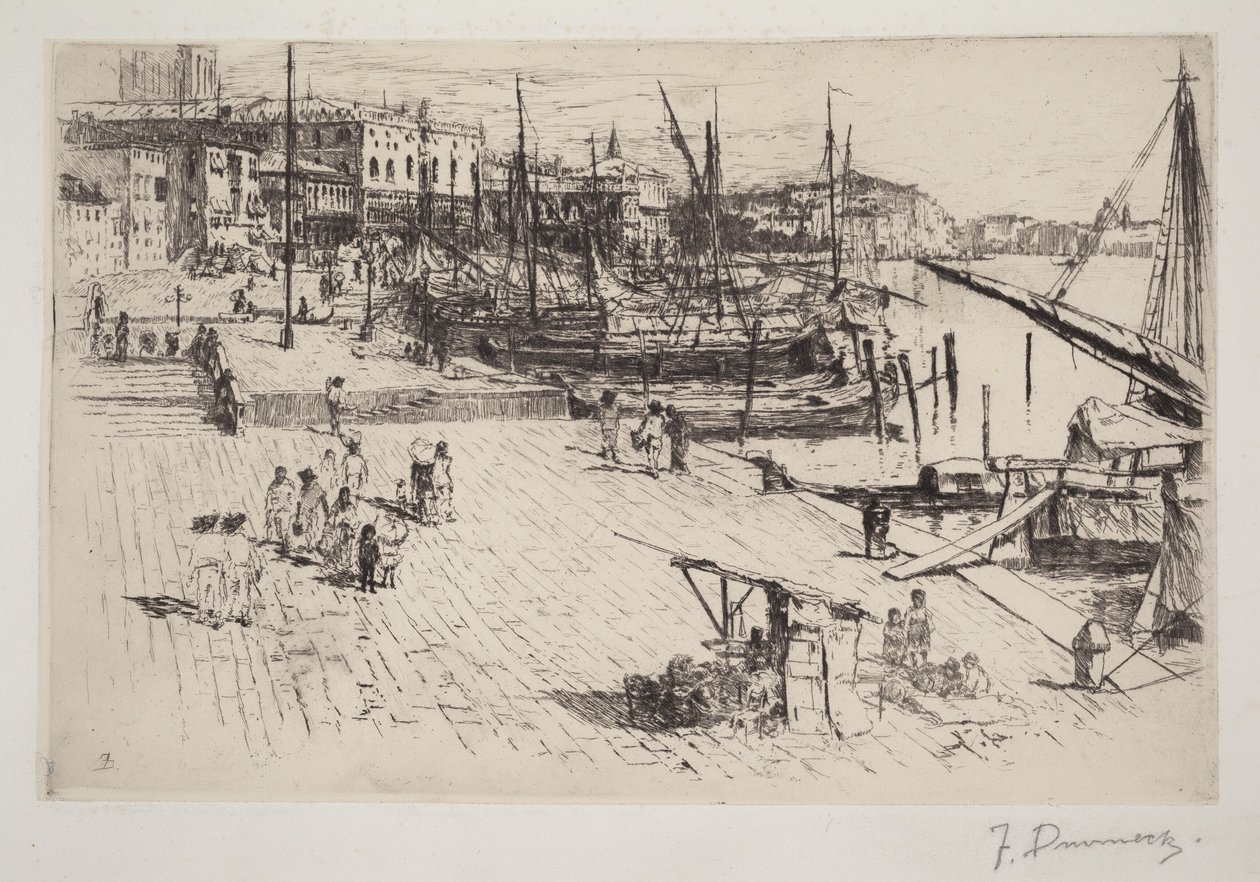 Riva degli Schiavoni, nr. 1 av Frank Duveneck