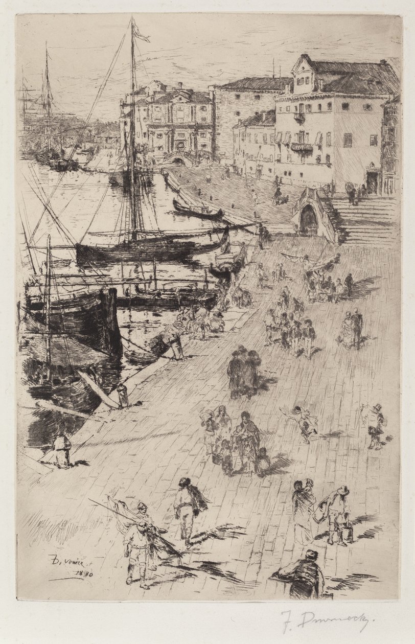 Riva degli Schiavoni, nr. 2 av Frank Duveneck