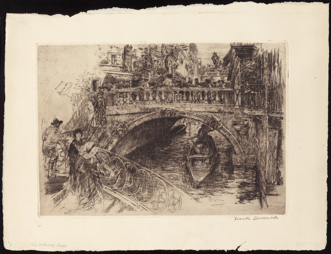 Den venetianske broen av Frank Duveneck