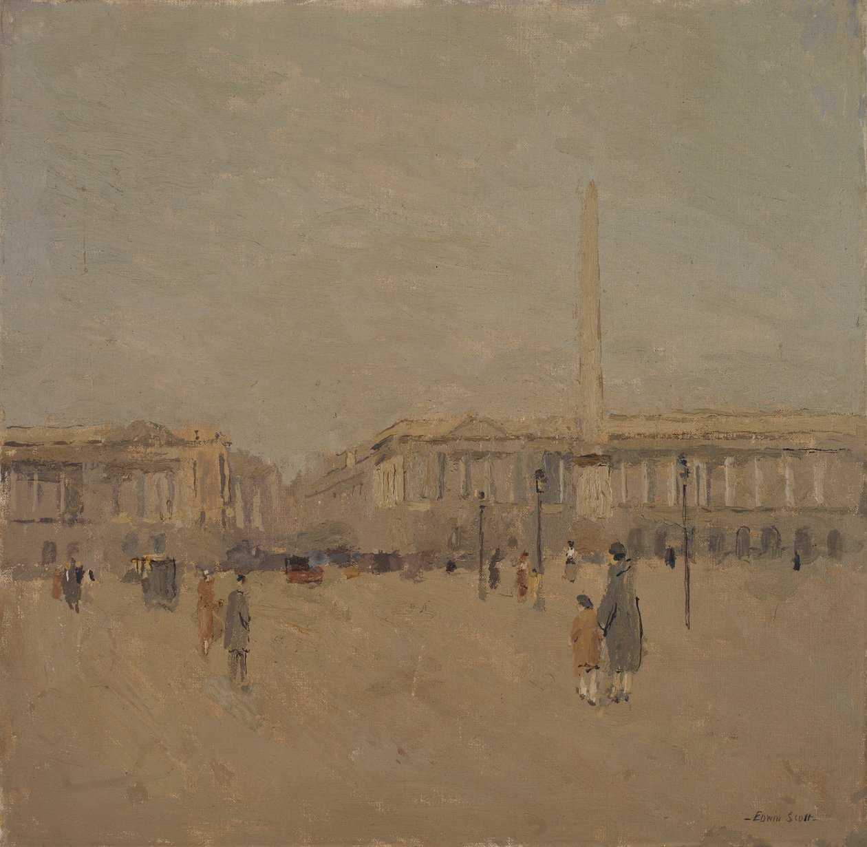 Place de la Concorde nr. II, n.d av Frank Edwin Scott