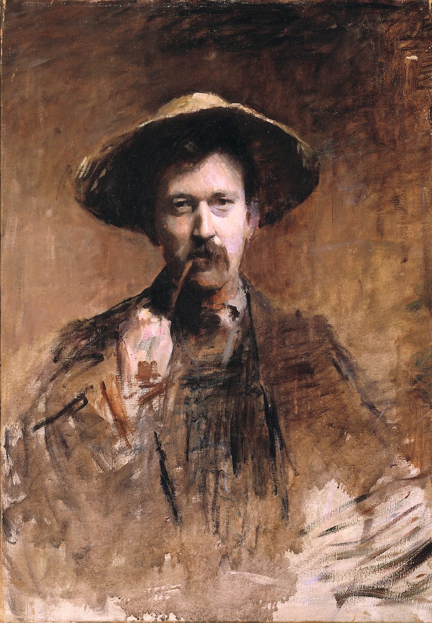 Portrett av maleren av seg selv, n.d. av Frank Edwin Scott