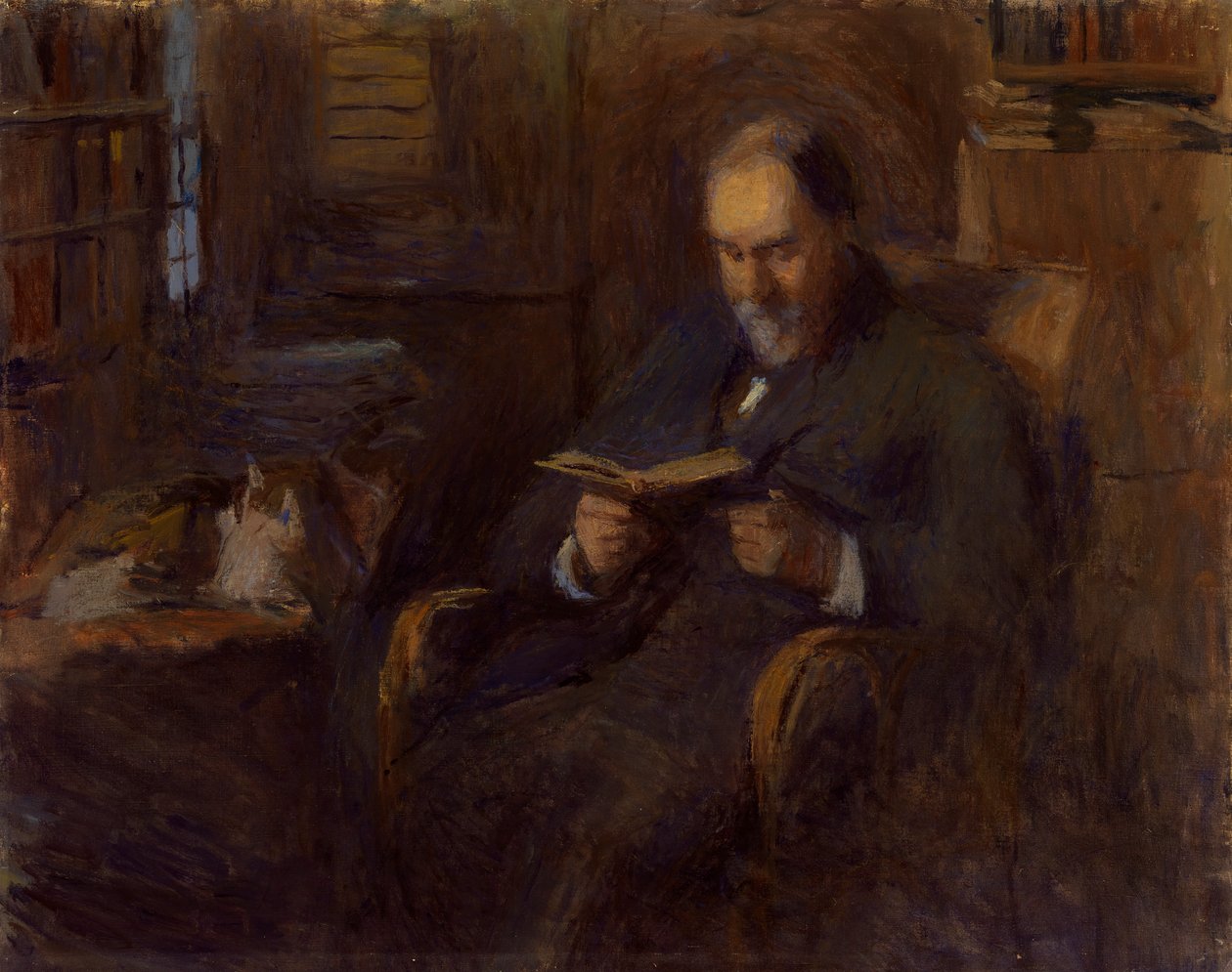 Portrett av Sanford Saltus fra New York, ca. 1915. av Frank Edwin Scott