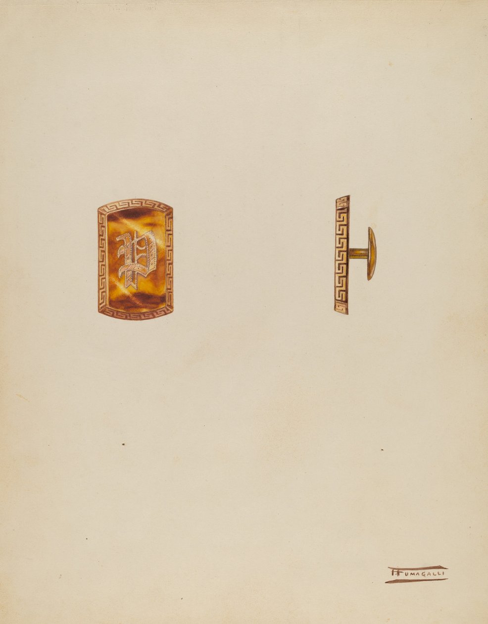 Mansjettknapper av Frank Fumagalli