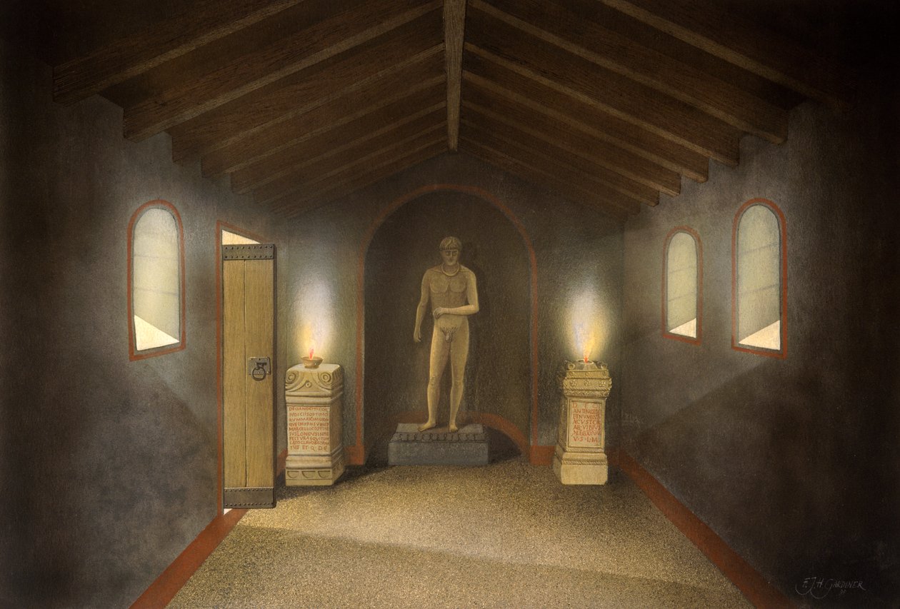 Benwell Roman Temple, c2nd century, 1990-2010 av Frank Gardiner