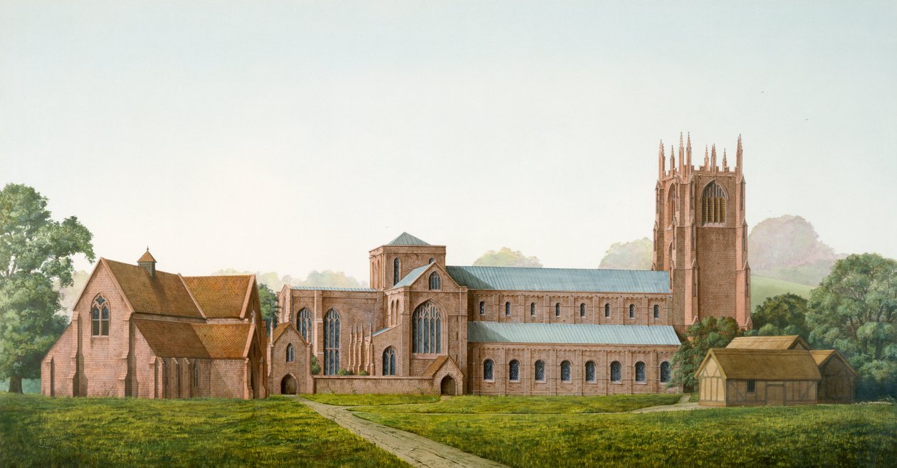 Furness Abbey, c1100-tallet, c1990-2010 av Frank Gardiner
