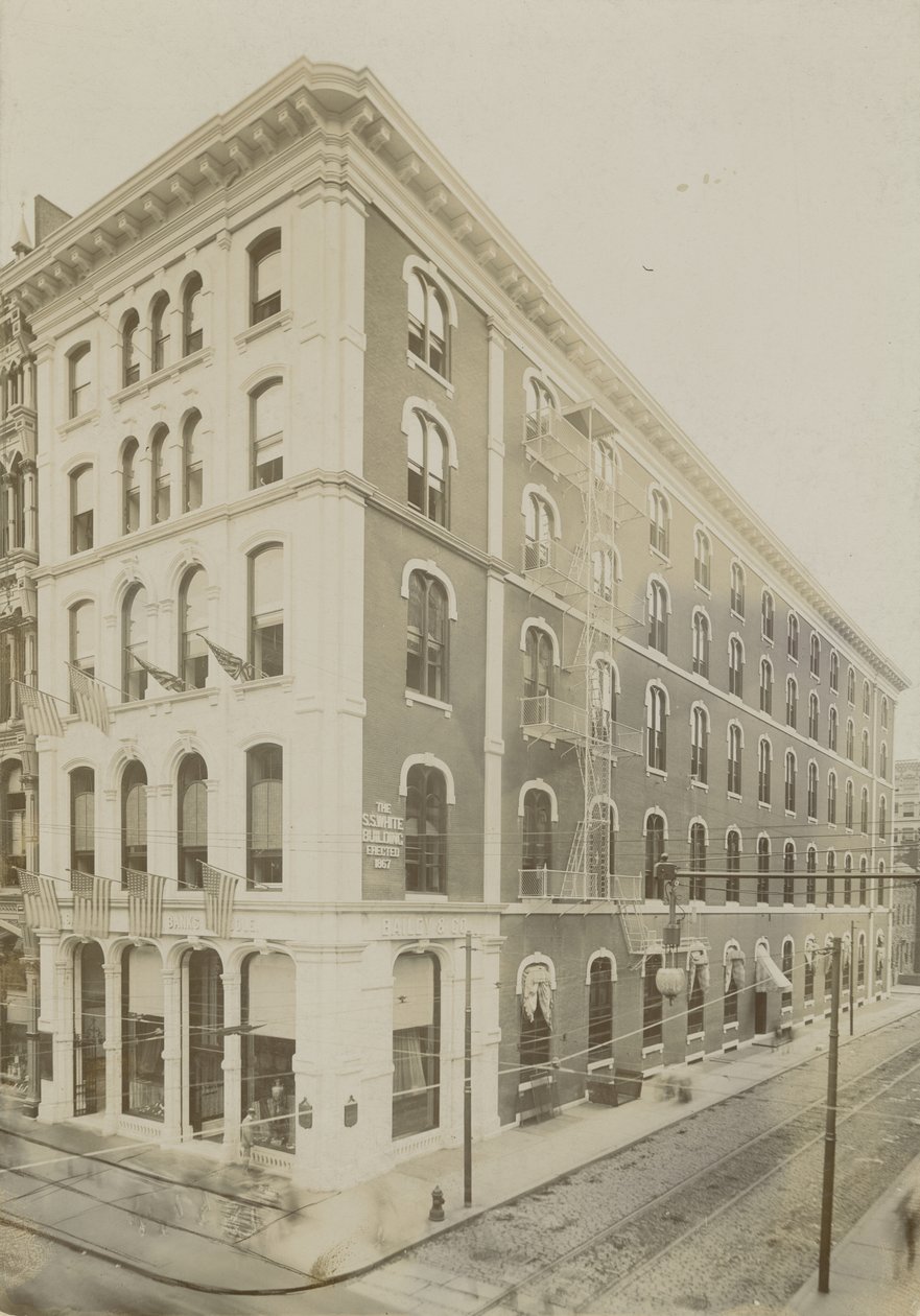 S.S. White Building (albumintrykk) av Frank Hamilton Taylor