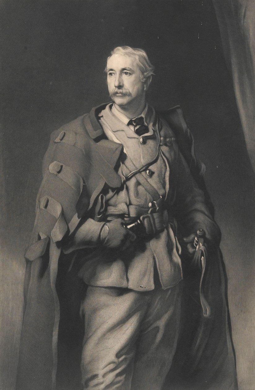 Sir Garnet Wolseley, 1884 (fotogravyr) av Frank Holl