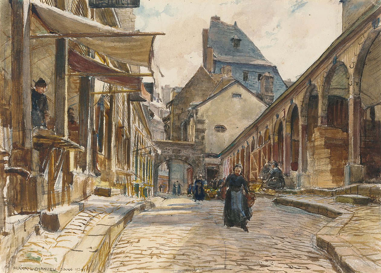 Markedsdag, Dinan av Frank Lewis Emanuel