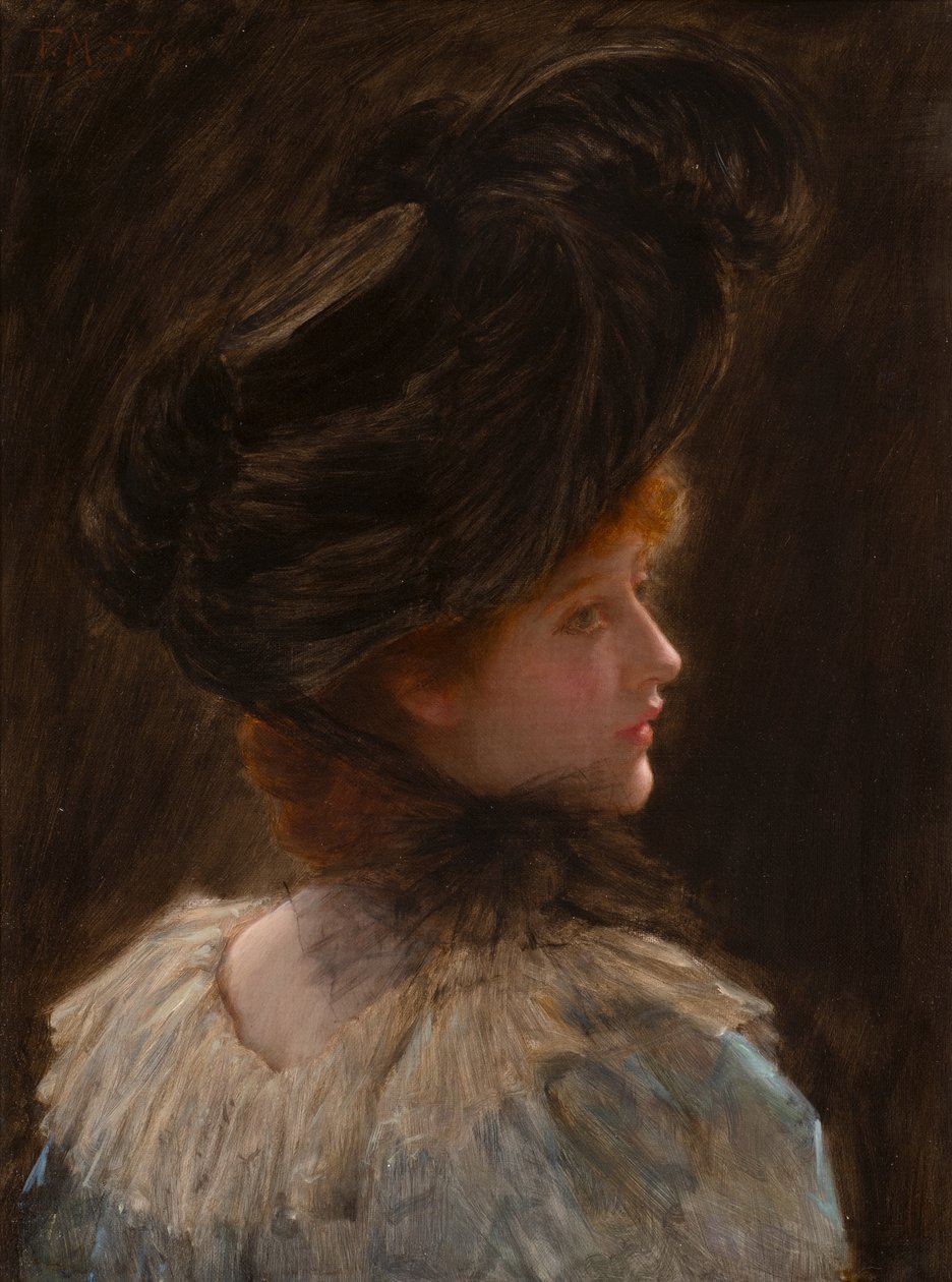 Et tilfeldig blikk (olje på lerret) av Frank Markham Skipworth