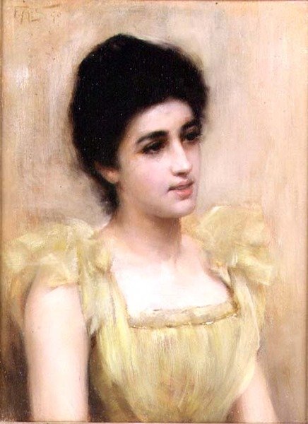 Den gule kjolen av Frank Markham Skipworth