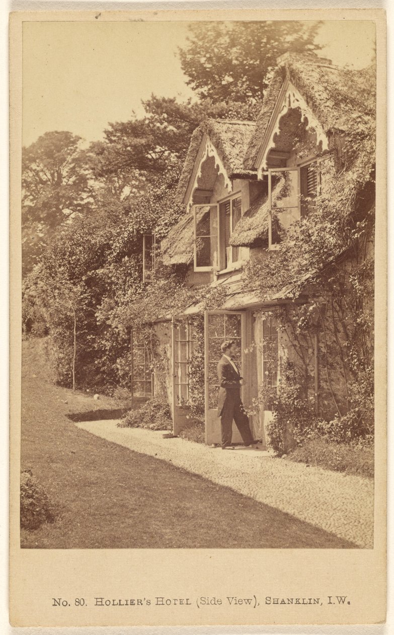 Hollier#39;s Hotel (fra siden), Shanklin, IW av Frank Mason Good