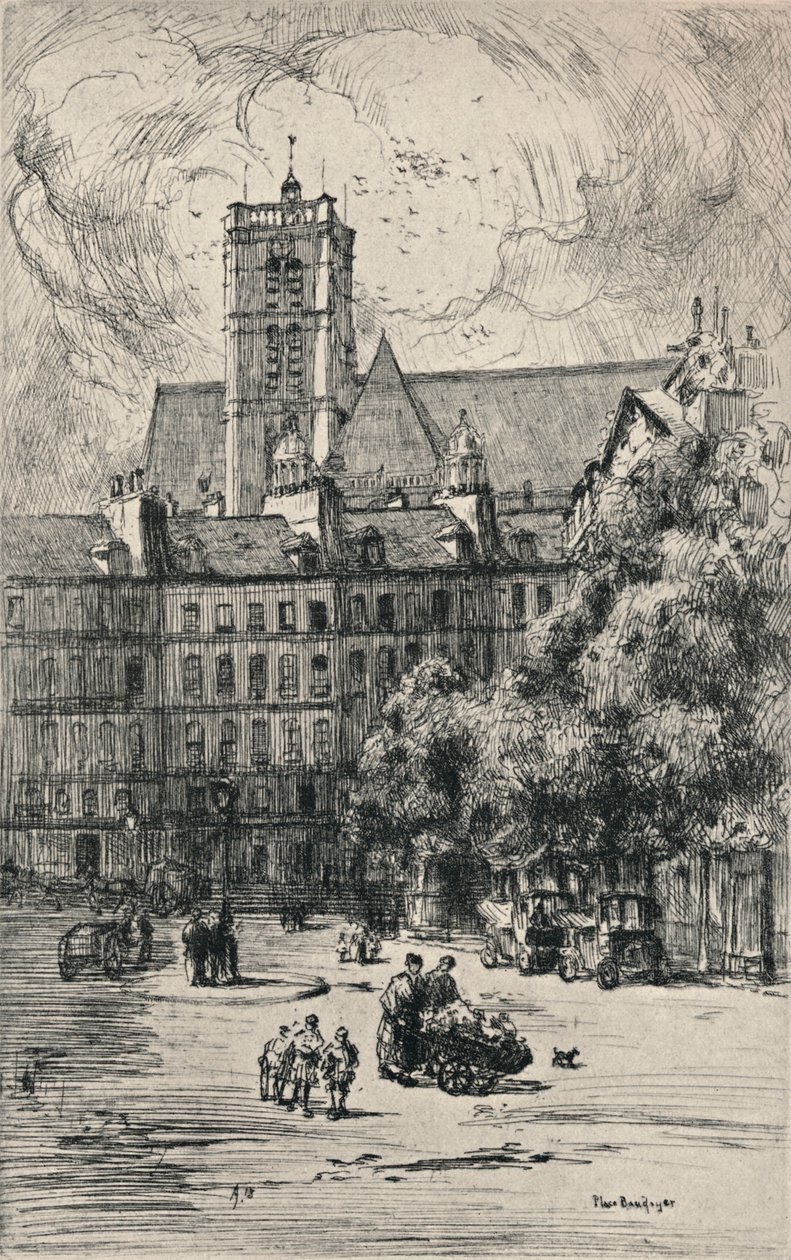 Place Baudoyer, 1915 av Frank Milton Armington