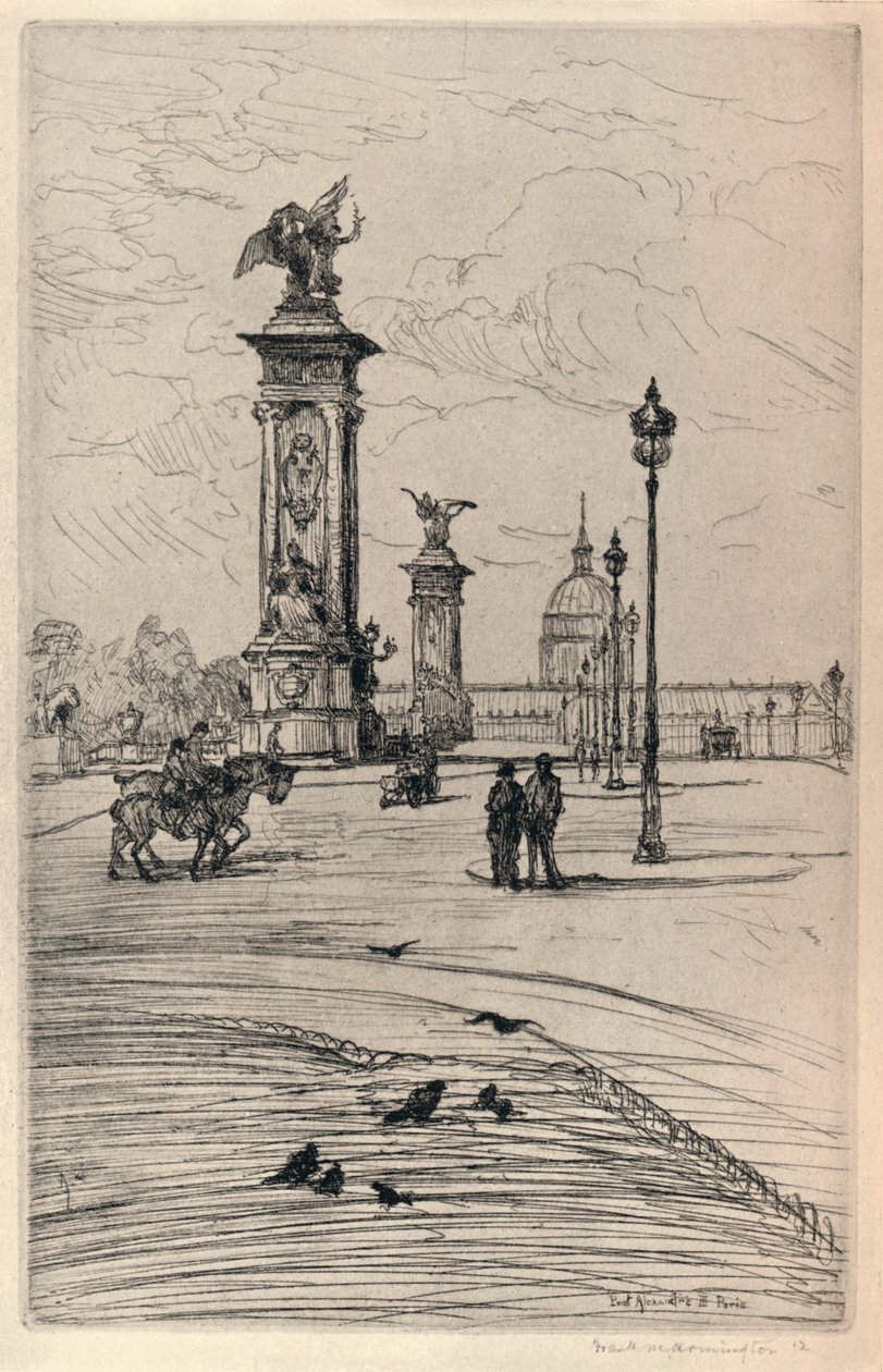 Pont Alexandre III, 1915 av Frank Milton Armington
