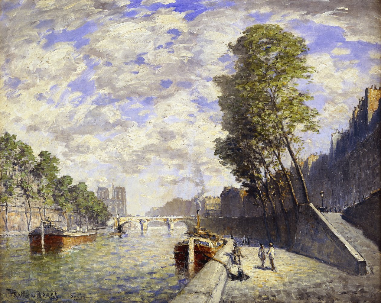 Quai des Grands-Augustine, Paris, av Frank Myers Boggs
