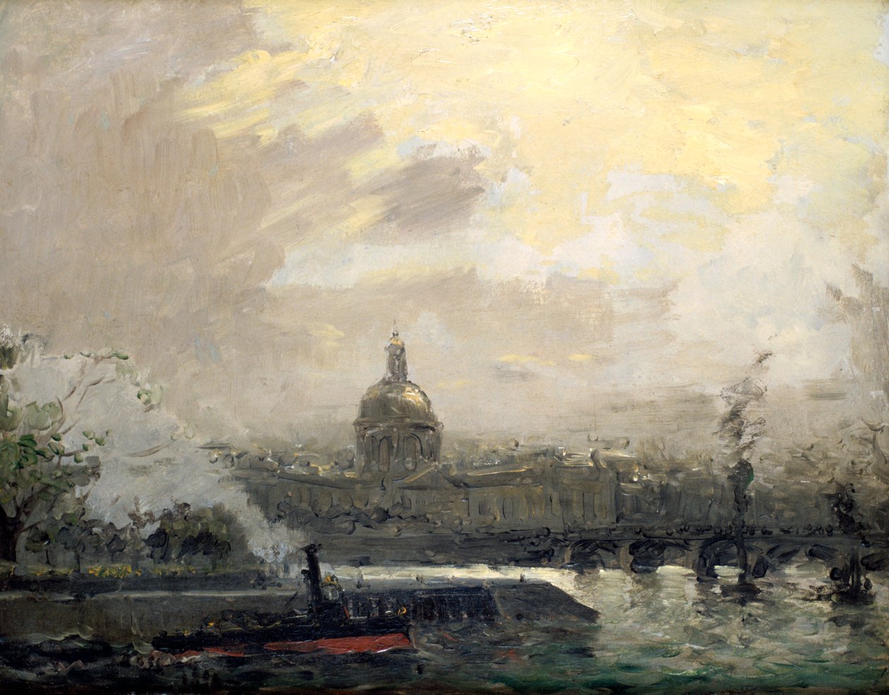 Seinen, Conti Quay, 1800-tallet av Frank Myers Boggs