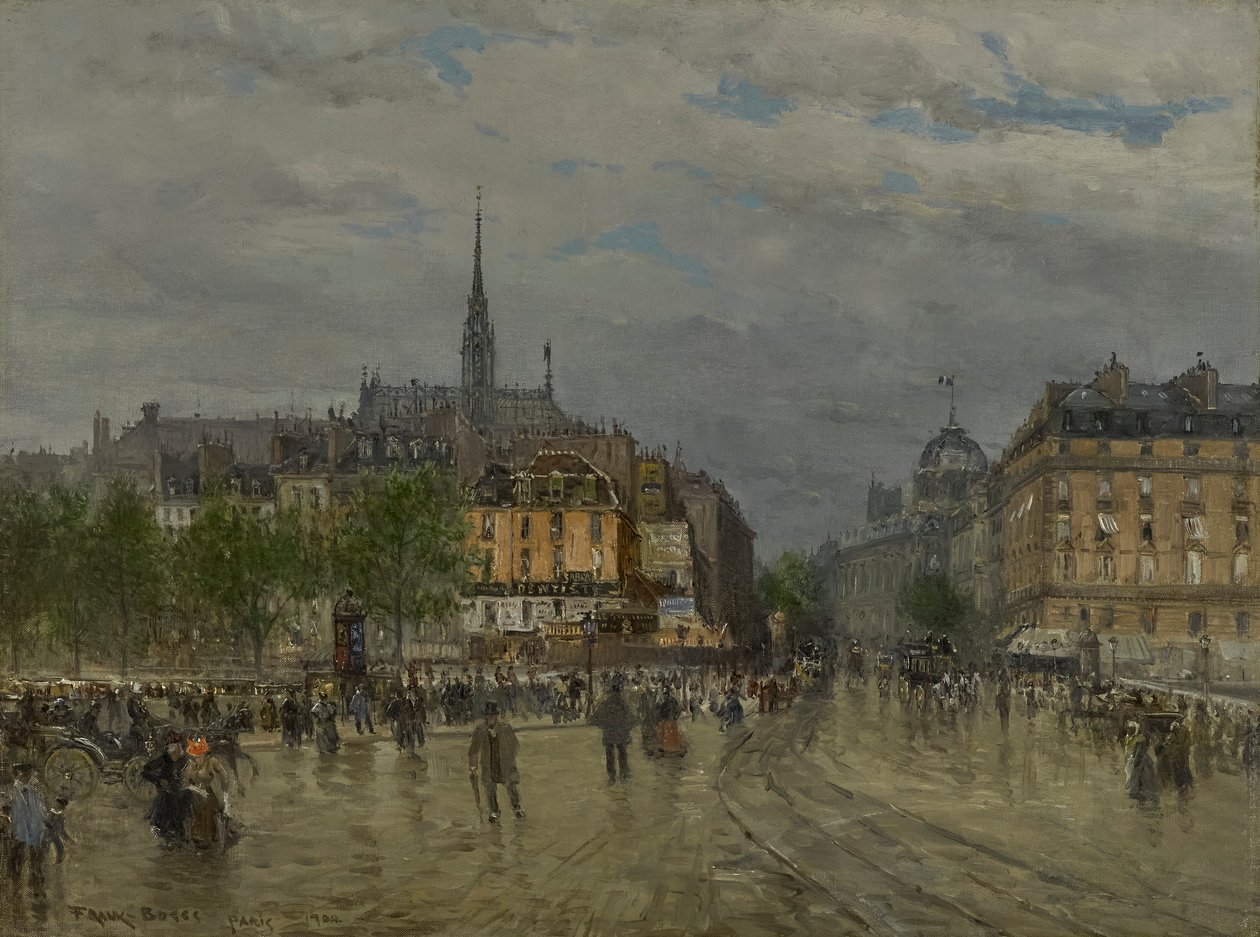 Utsikt over Paris av Frank Myers Boggs