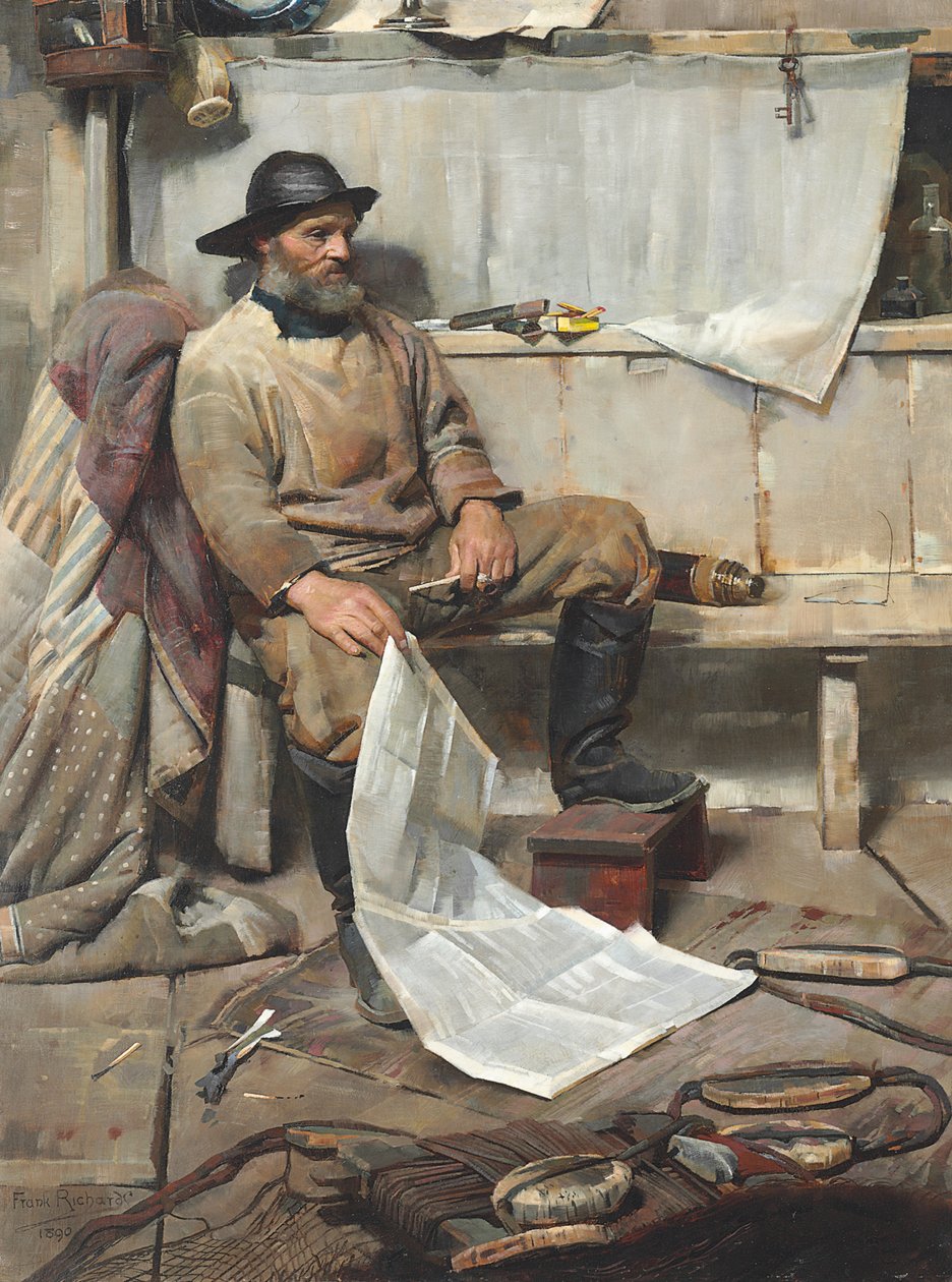 Fiskeren, 1890 av Frank Richards