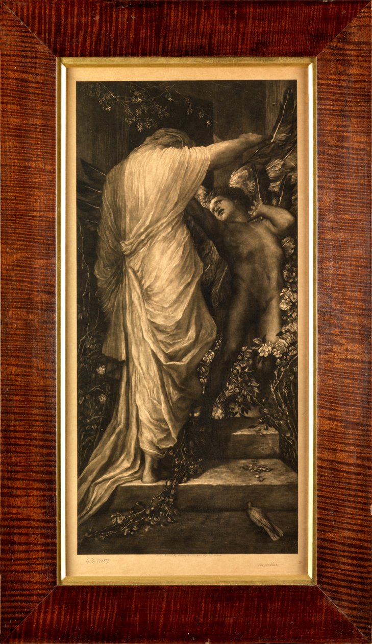 Kjærlighet og død (mezzotint) av Frank Short