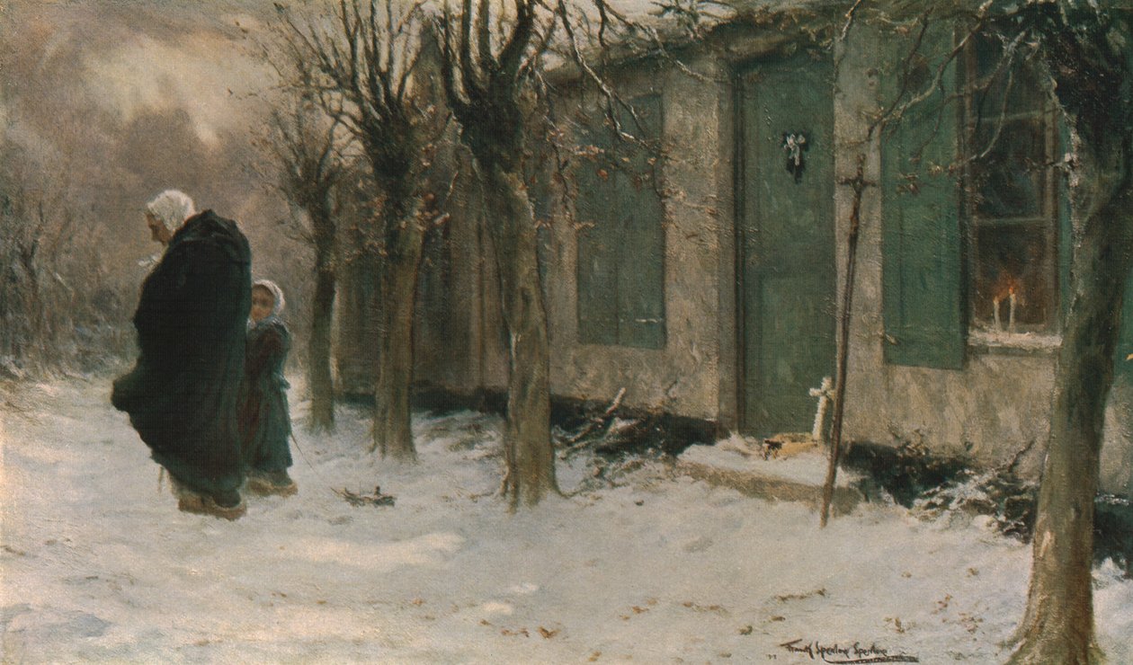 The Green Shutters: Viaticum, Belgia, 1918, c1930. av Frank Spenlove Spenlove