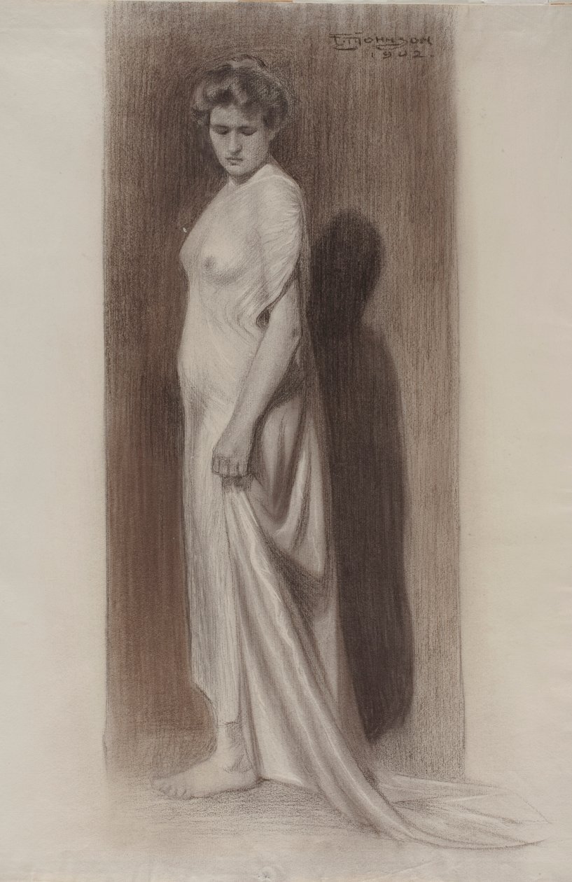 Kvinnefigur av Frank Tenney Johnson